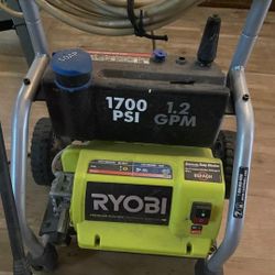 Ryobi Pressure Washer 1700psi