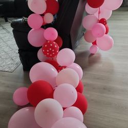 Pink Party Ballons For Birthday Decor