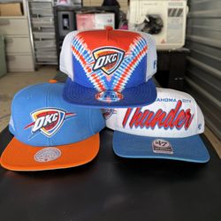 Oklahoma City thunder Hat Bundle.