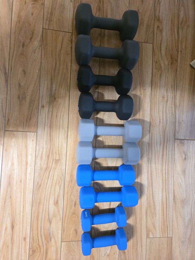 Neoprene Dumbell Multiple Weights