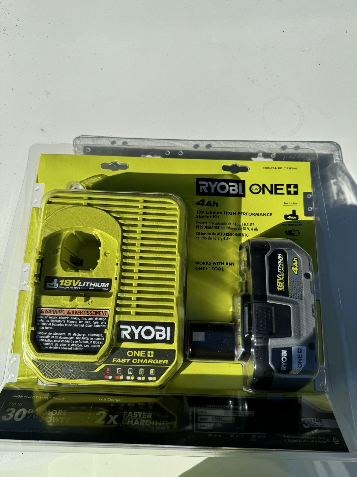Ryobi 18v Battery Kit
