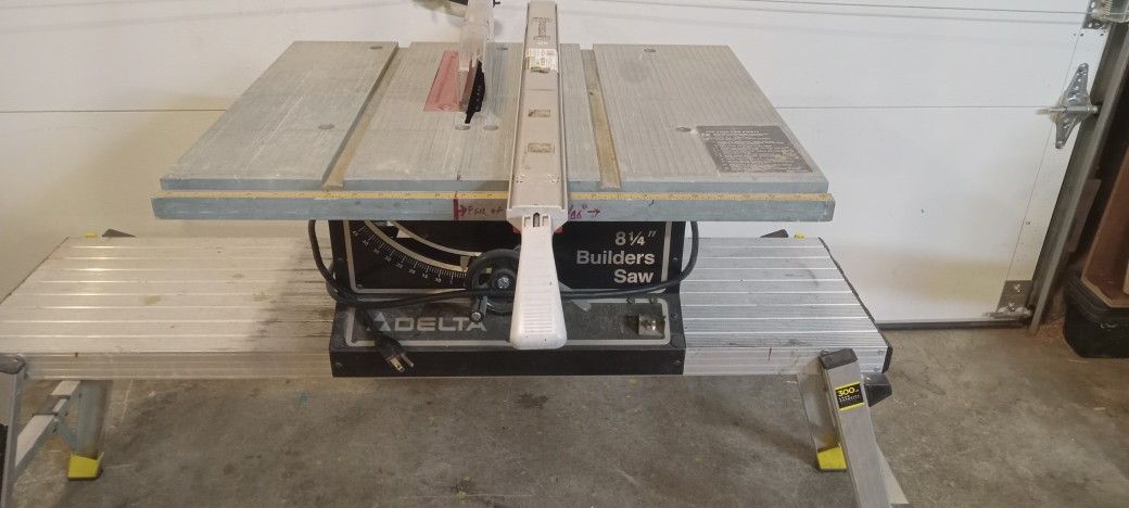 Delta 8-1/4" Builders Table Saw
