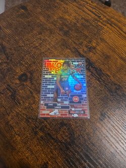 Chaz Lanier NBA Hoops Block by Block Holo/Prizm Insert - Detroit Pistons RC