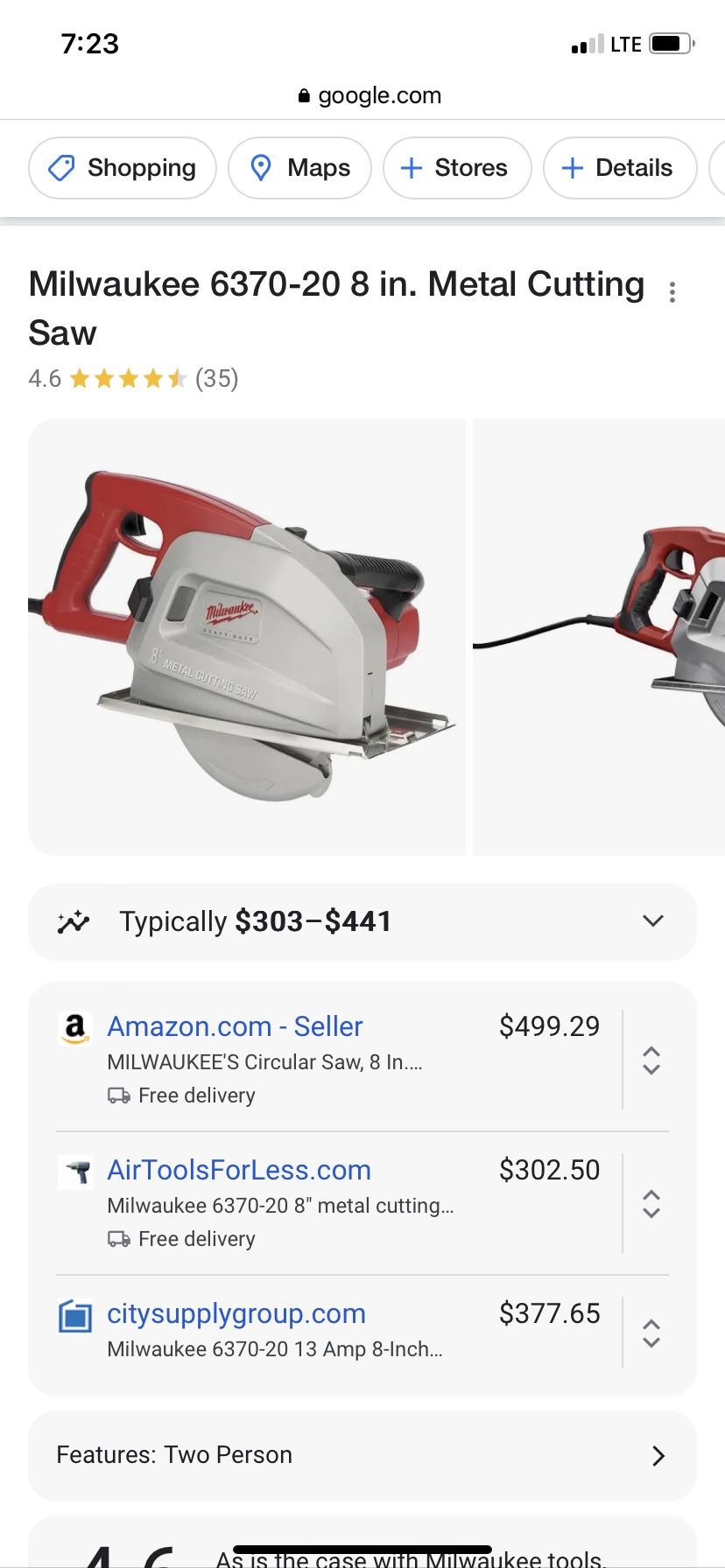 Milwaukee Metal Cutting Circular Saw 6370 20 for Sale in Las Vegas