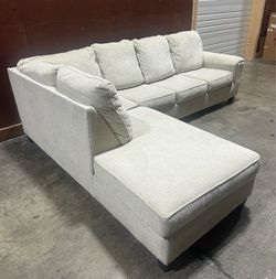 Beige Ashley Sleeper Sectional