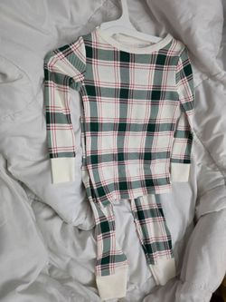 Kids Plaid Christmas Pajama Set