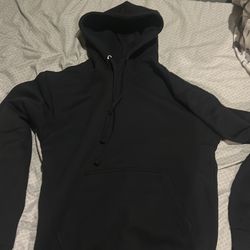 black hoodie