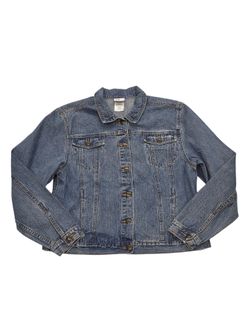 Women's Disney Denim Jacket Mickey Mouse Size Large
