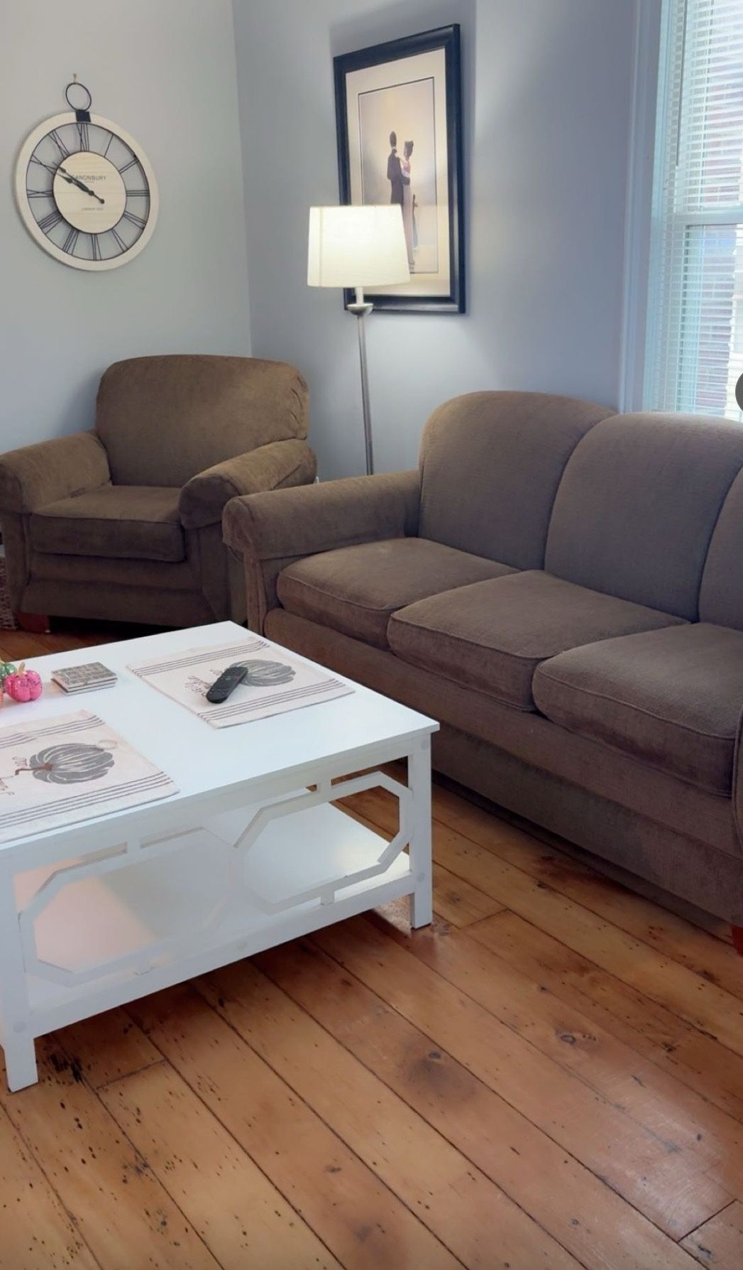 Lay-z-boy Couch And Oversized Chair Set