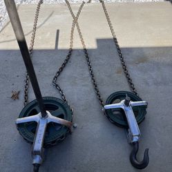 1 1/2 Ton Robinson And Meyer Hoist