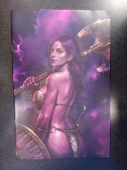 Red Sonja She Devil With A Sword #1 Cover Q 1:7 Lucio Parrillo Ultraviolet Full Art Variant