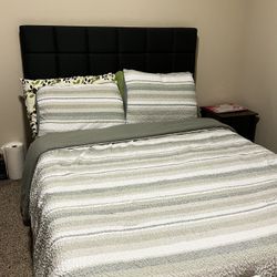 Move Out Sale- bedframe & Mattress Full 