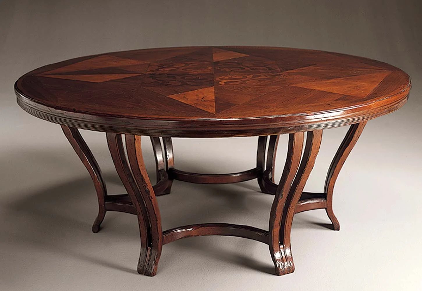 70” Round Italian Vintage Vere Antichita Dining Table