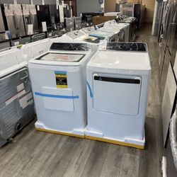 🔥FRIGIDAIRE TOP LOAD WASHER WITH AGITATOR AND GAS DRYER LAUZNDRY PAIR🔥FINANCING AVAILABLE 🔥