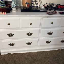 who invented little black dress Velentini Traditional 9-Drawer Dresser w/ Crystal Knobs in White