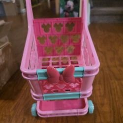 Minnie Mouse Shopping Cart