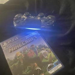 PS4 Camo Controller And 0s4 Minecraft Game