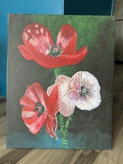 Tulip Original Painting By Me