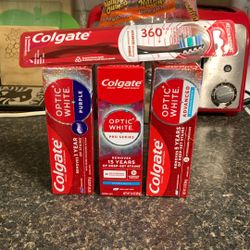 Colgate Optic White “Advanced Formulas” Toothpaste & Toothbrush-4 Items!($23.97+ Value)