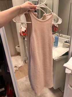 Nude tight dress