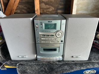 RCA RS1290 CD Cassette AM/FM Radio Micro System Stereo - CD *WORKS