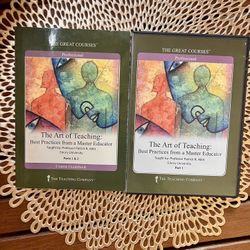The Great Courses professional The Art Of Teaching . Best Practices From A Master Educator. Part 1/2  Book and 2 CD’s 
