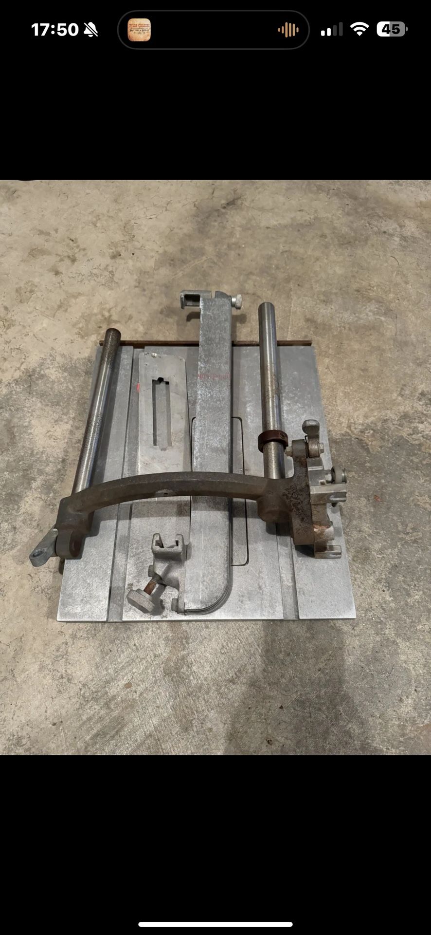 Shopsmith 10ER Table Saw Parts. Saw Top, Yoke And Bar, Saw Fence Magna 107-2R