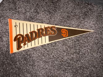 Vintage San Diego Padres Felt Pennant