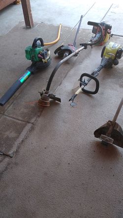 Yard Weedeaters and blower for repair