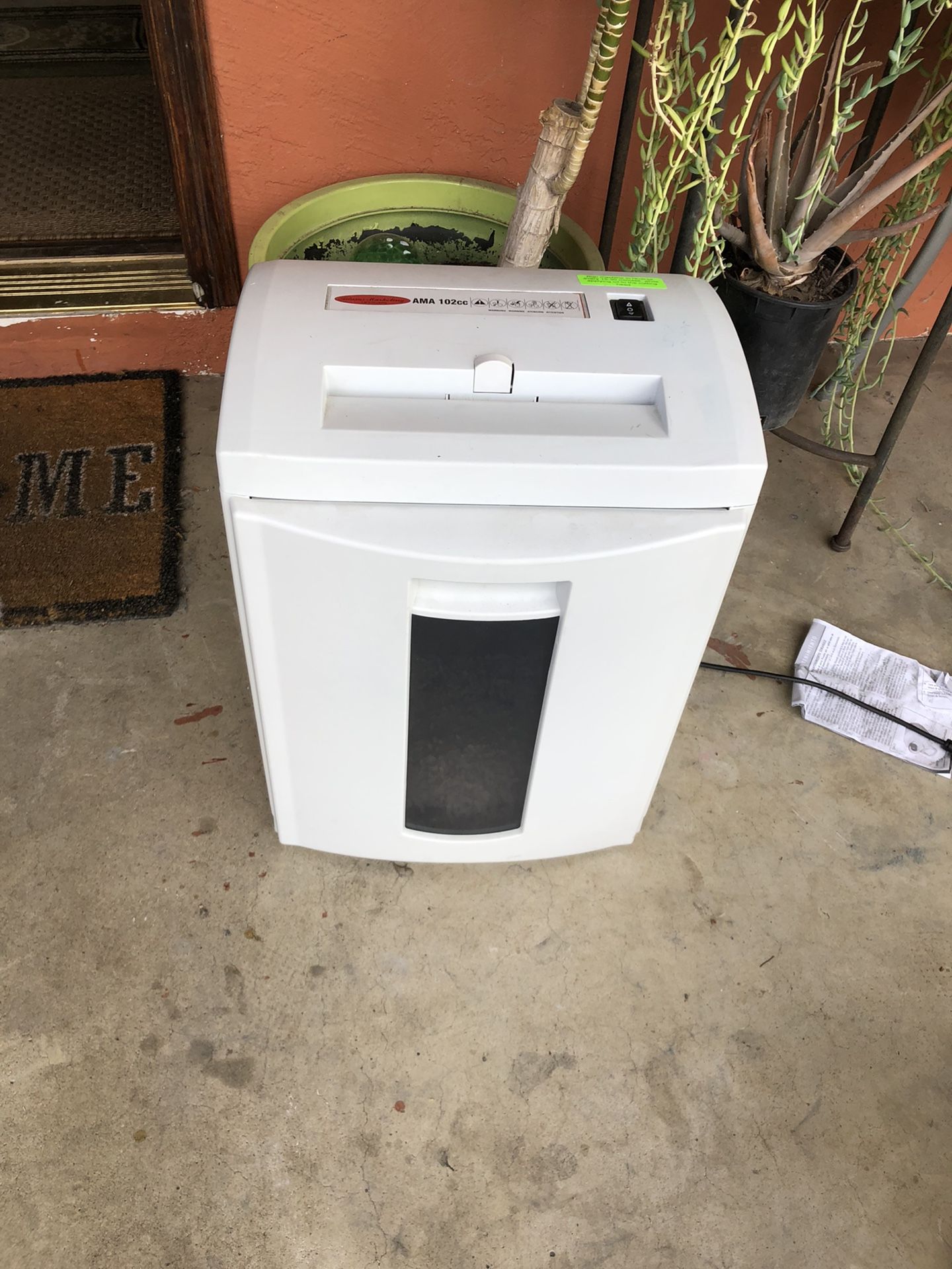 Like New Adams and marketing Professional Paper Shredder model a MA102 mL confetti Paper Shredder