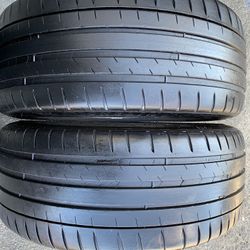 Two 225-40-19 Michelin Pilot Sport 4s Total Performance 