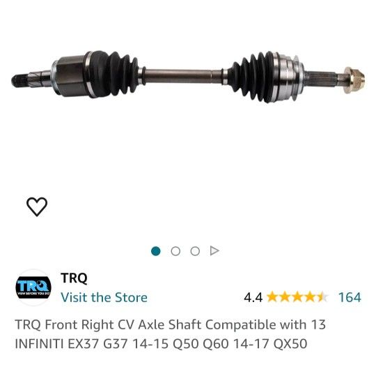 trq axle infinity new