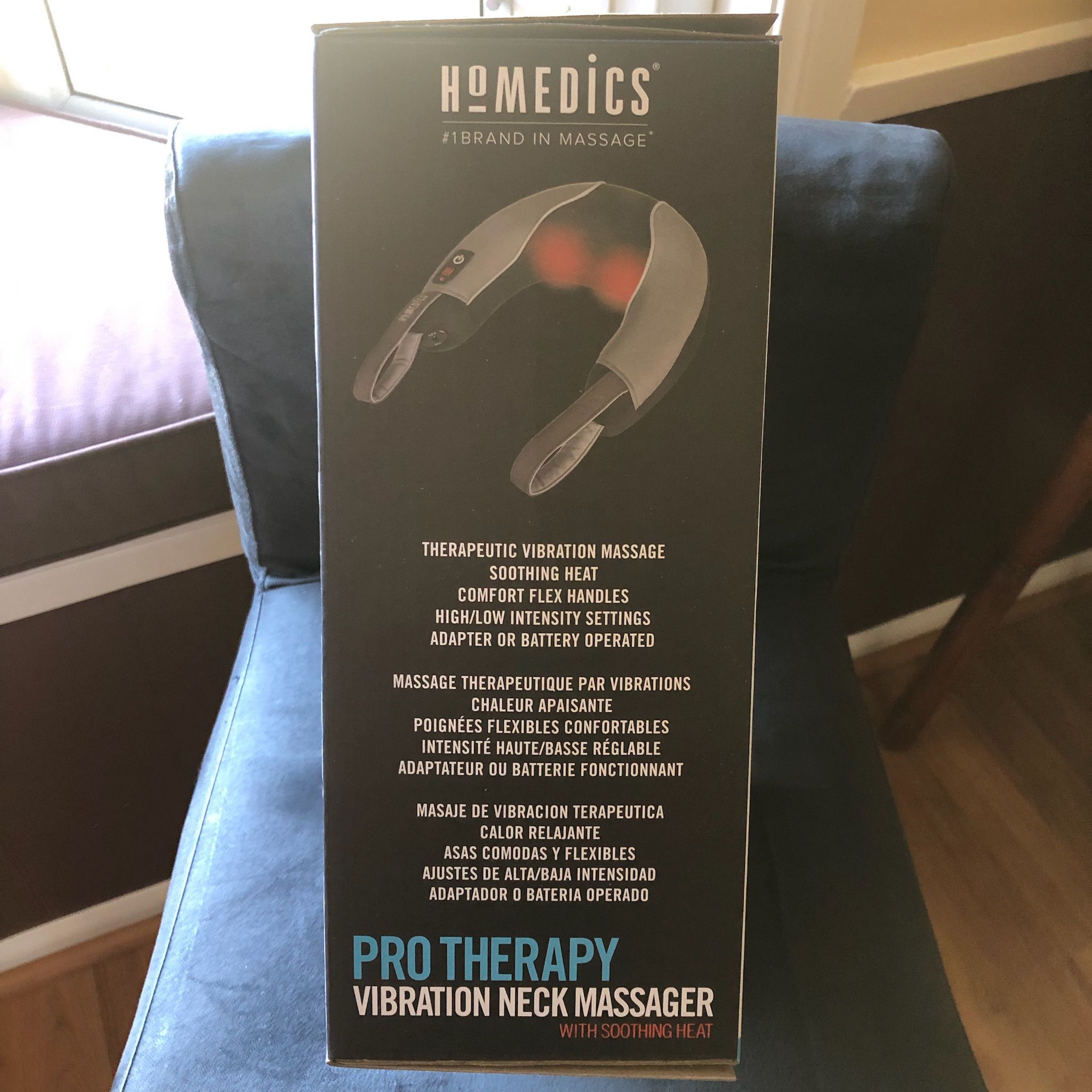 Homedics Pro Therapy Vibration Neck Massager With Soothing Heat