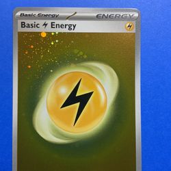Lightning Energy Scarlet & Violet 004 Pokemon Near Mint 151