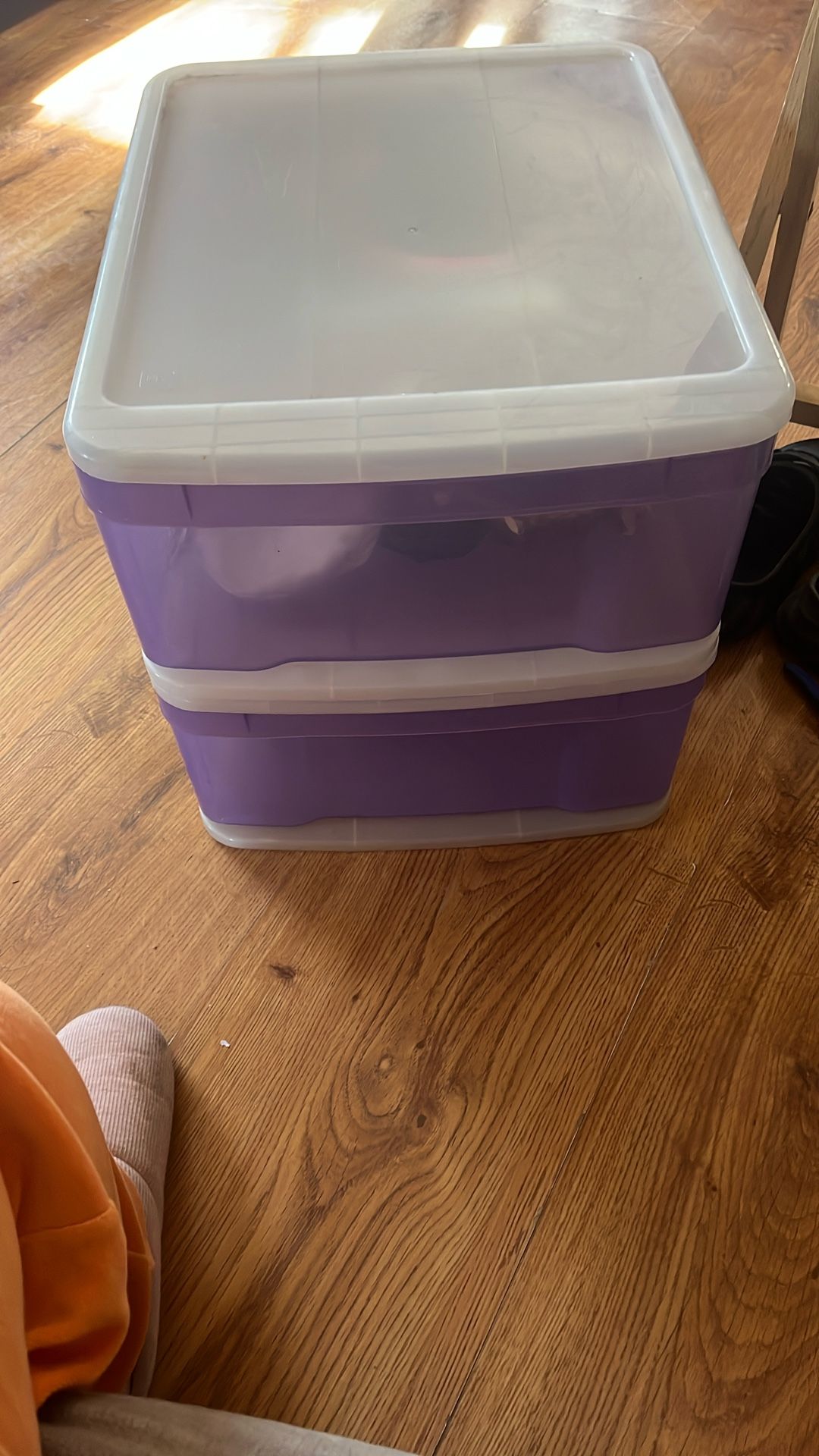 2 Storage Drawers 19x16 8 Inches Tall