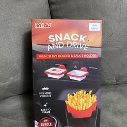 BRAND NEW SNACK AND DRIVE FRENCH FRY-HOLDER AND SAUCE HOLDER