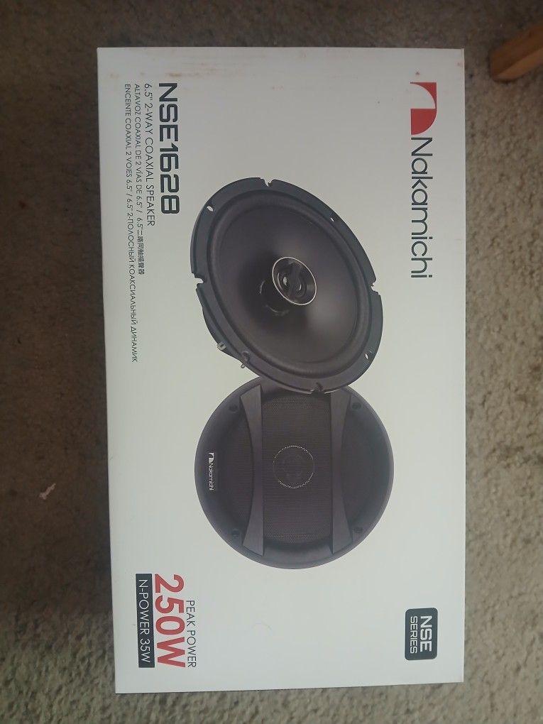 Nakamichi Door Speakers 6 1/2" New In The Box