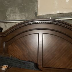 Heavy Duty Wood Bed Set