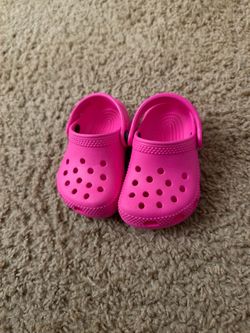 Babygirl pink crocs