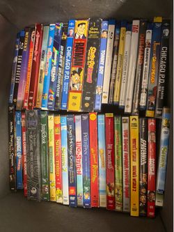Box of movies DVDs and blu rays $145 for all