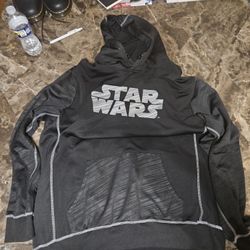 Genuine Star Wars Black Pullover Hoodie Sweatshirt Xxl