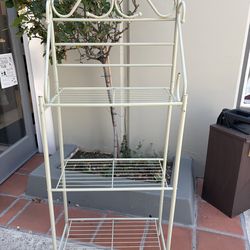 Vintage Metal  Plant Stand Shelf