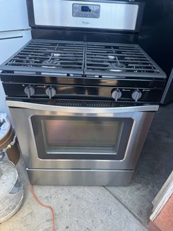 Whirlpool Stainless Steel Gas Range