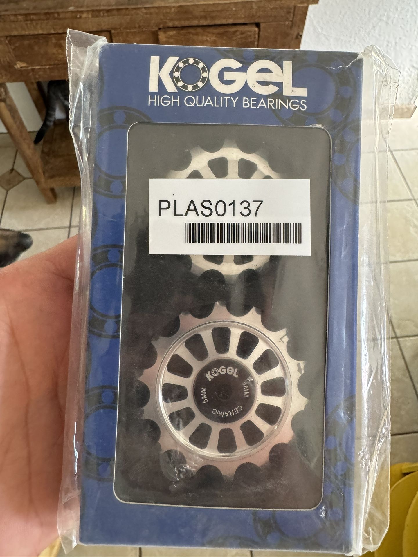 Kogel Derailleur Pulley Hybrid Ceramic Shimano M9200 12sp Titanium