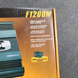 Amplifier  With Subwoofer Remote