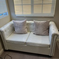 Cream White Kids Love Couch 