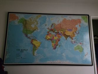 Framed World Poster