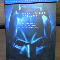 Batman Trilogy 5 Disc Blu-ray Dvd Movies Collectible Excellent 