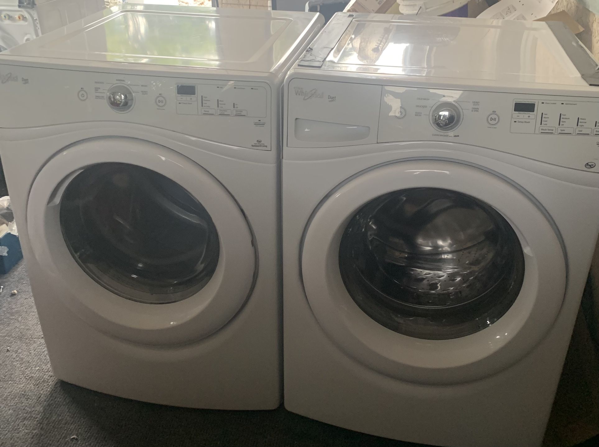 Whirlpool Washer And Dryer Set Front load Working Perfectly Fine