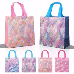 40 Pcs Blue Pink Ocean Pearl Style Non-woven Gift Bags, Weddings, Party Favor, Birthday